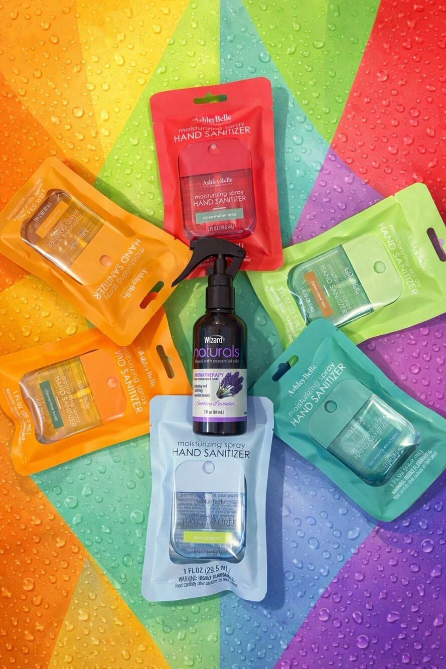 Lot of 6 - Ashley Belle - Hand Sanitizer Spray Moisturizing + Aromatherapy Mist